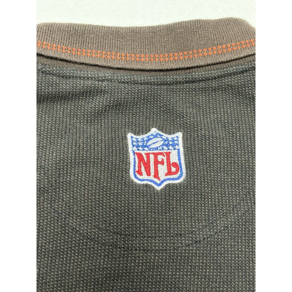 VTG 90’s Clevland Browns Men’s Puma Polo Shirt Size Large - Picture 8 of 8